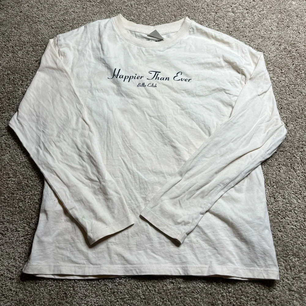 Kids (or women’s small) Billie eilish happier than ever long sleeve tshirt - Picture 3 of 6